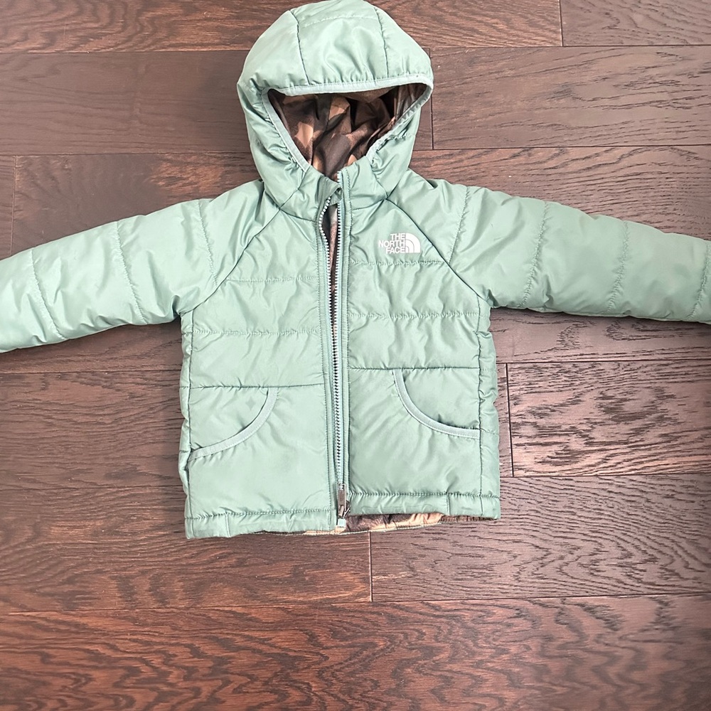 The North Face Puffer Jacket with Hood - Reversible - 3T